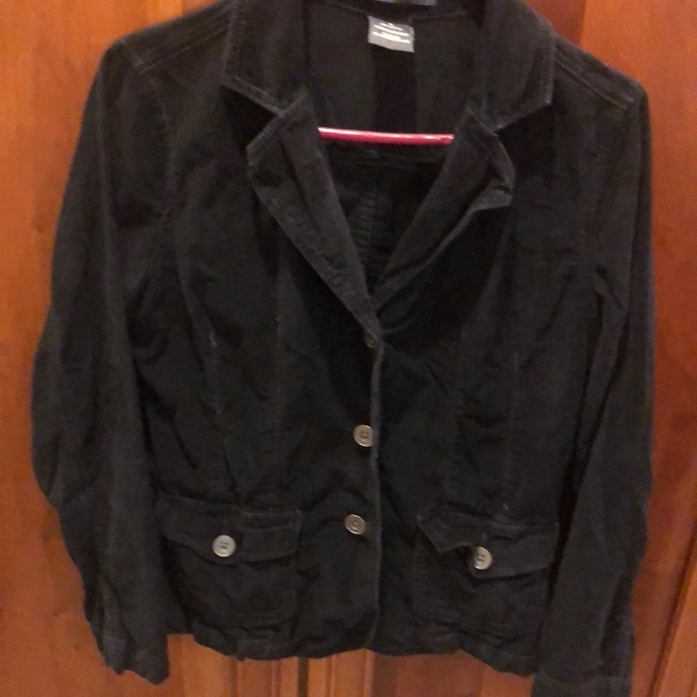 French cuff corduroy jacket